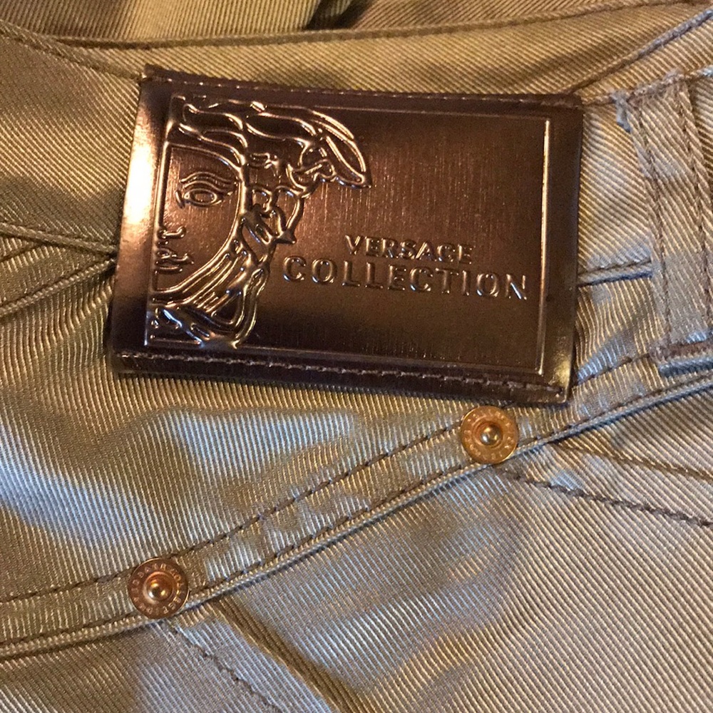 Versace Collection Silver pants - Picture 6 of 8